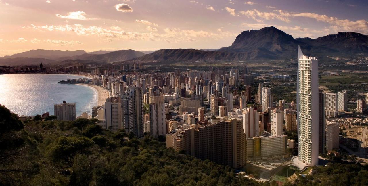 貝尼多姆Skyline 37 Terraza Con Vista Al Mar公寓 外观 照片
