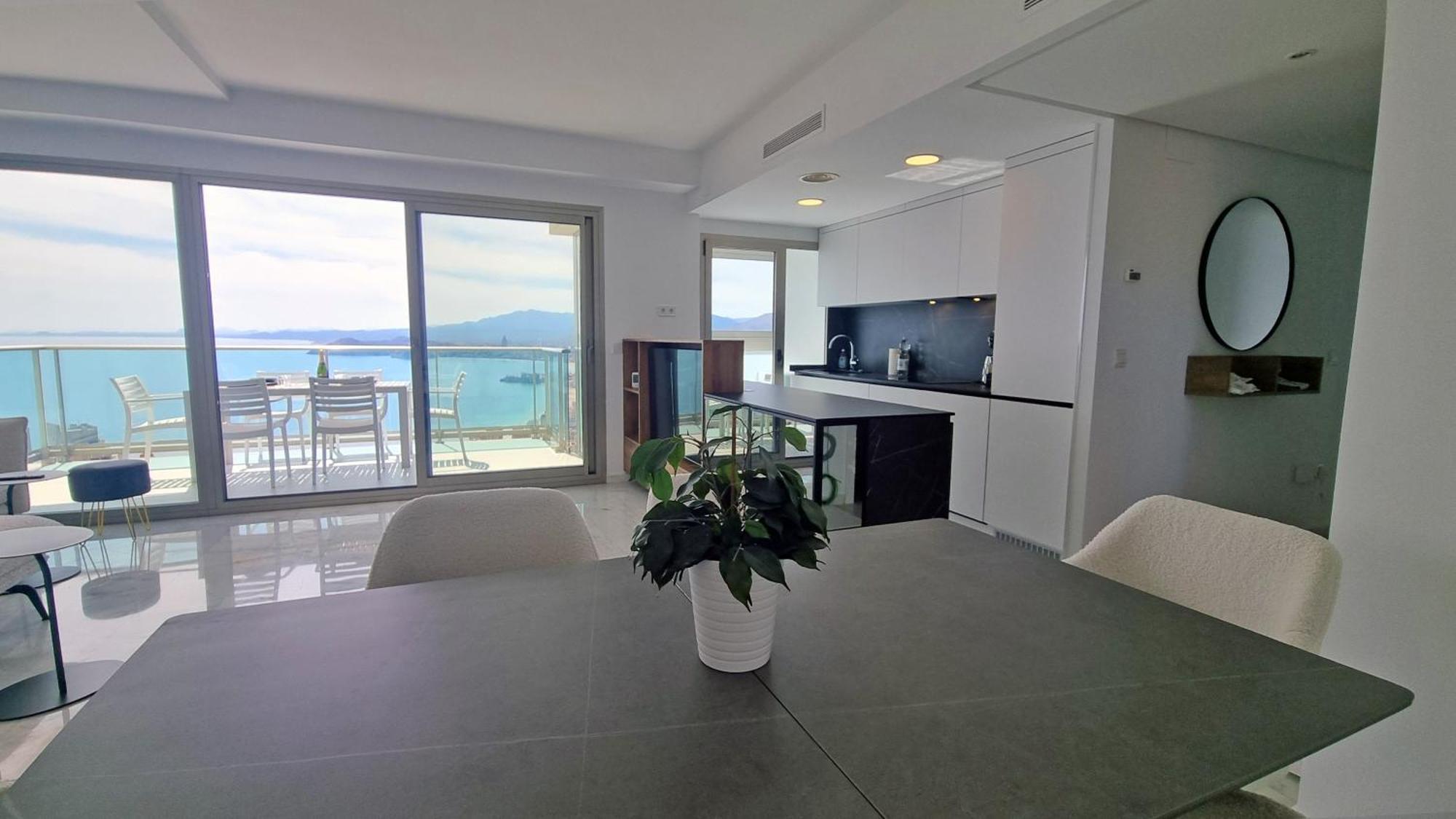 貝尼多姆Skyline 37 Terraza Con Vista Al Mar公寓 外观 照片
