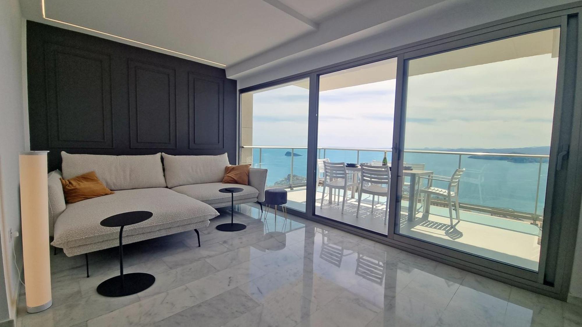 貝尼多姆Skyline 37 Terraza Con Vista Al Mar公寓 外观 照片