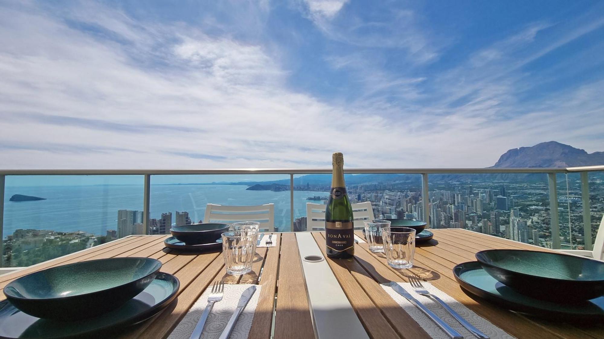 貝尼多姆Skyline 37 Terraza Con Vista Al Mar公寓 外观 照片
