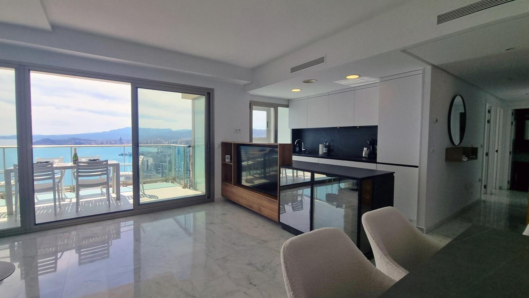 貝尼多姆Skyline 37 Terraza Con Vista Al Mar公寓 外观 照片