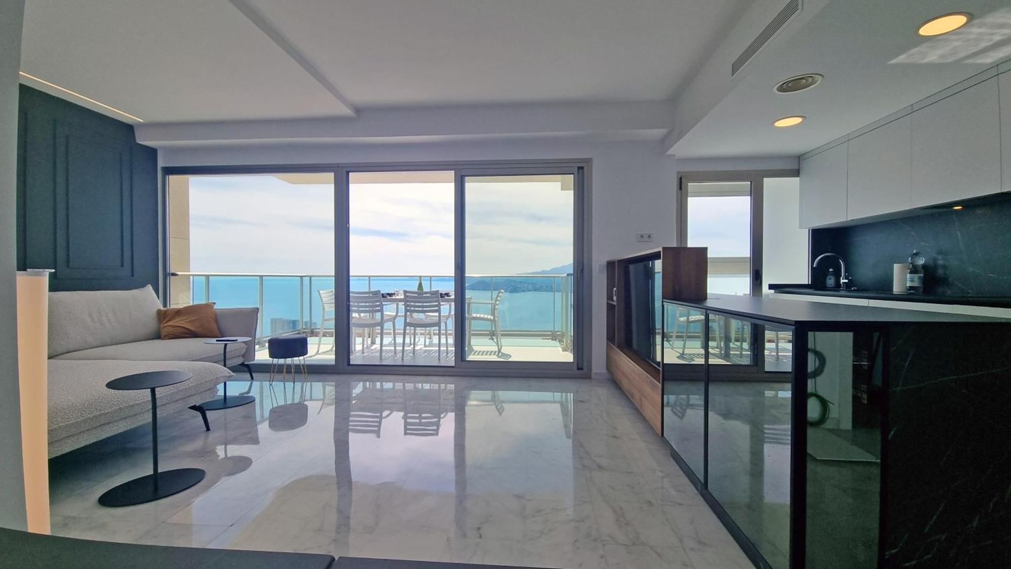 貝尼多姆Skyline 37 Terraza Con Vista Al Mar公寓 外观 照片
