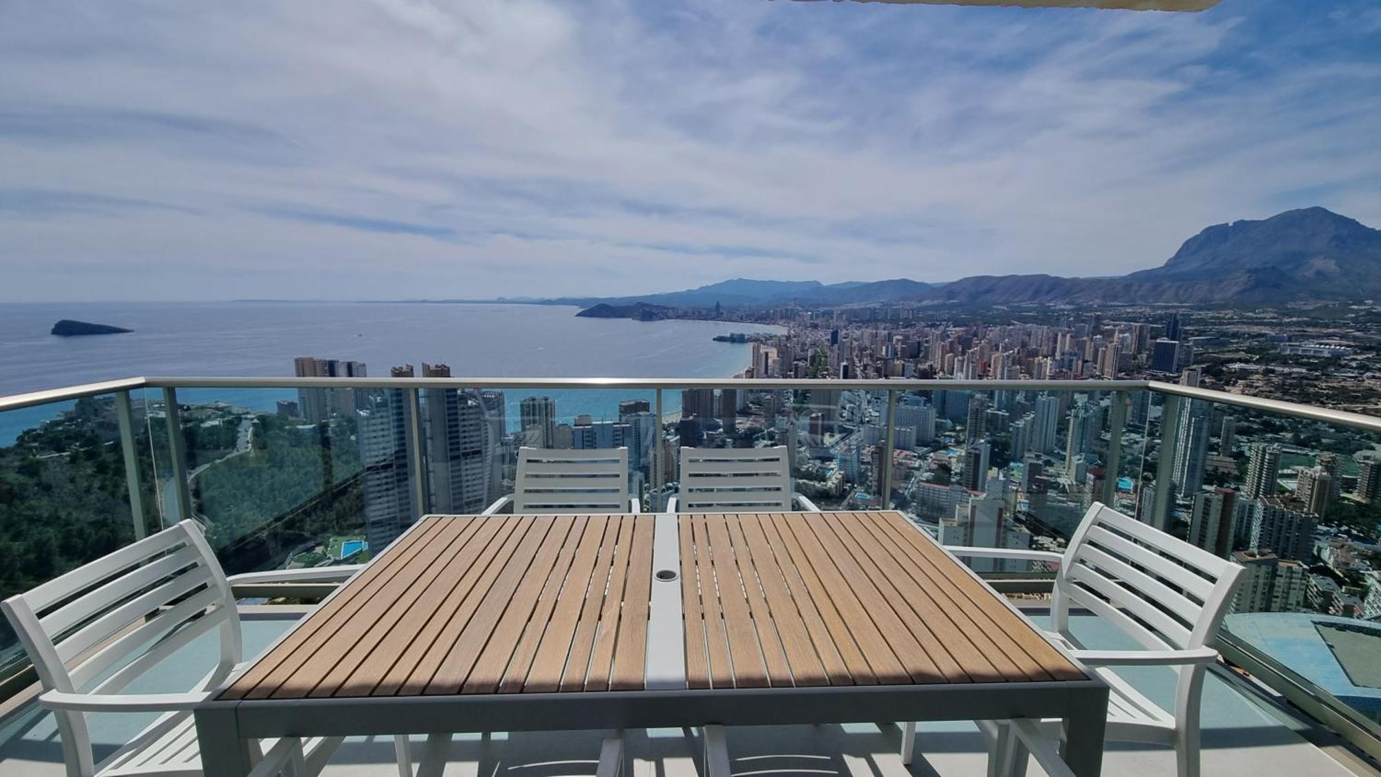 貝尼多姆Skyline 37 Terraza Con Vista Al Mar公寓 外观 照片