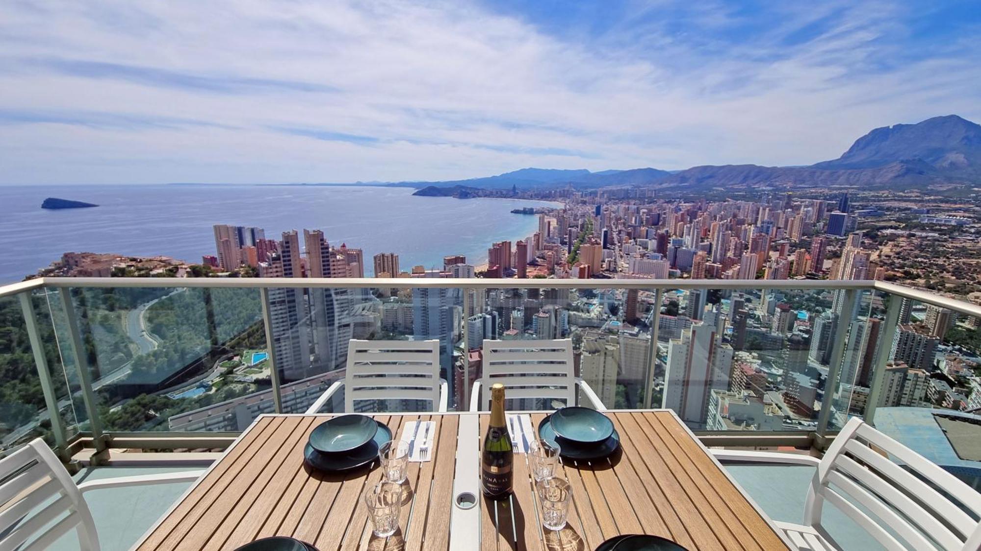 貝尼多姆Skyline 37 Terraza Con Vista Al Mar公寓 外观 照片